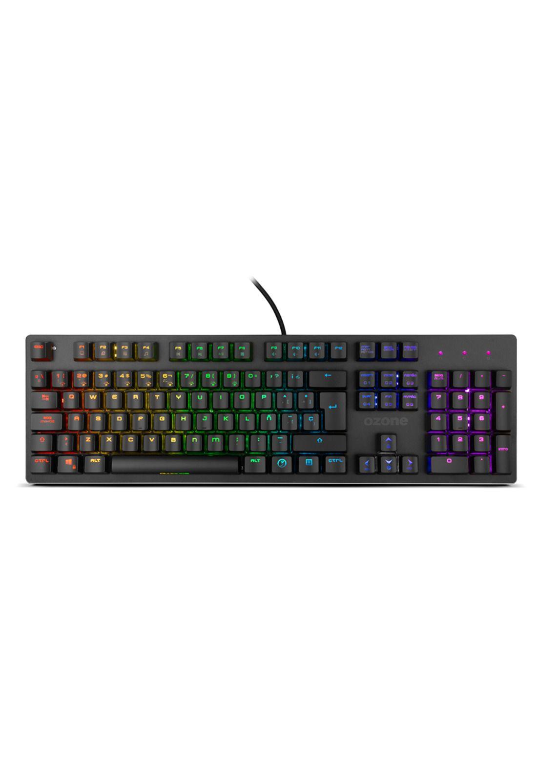 Teclado Gamer Ozone Alliance RGB USB Switches Semimecánicos-0
