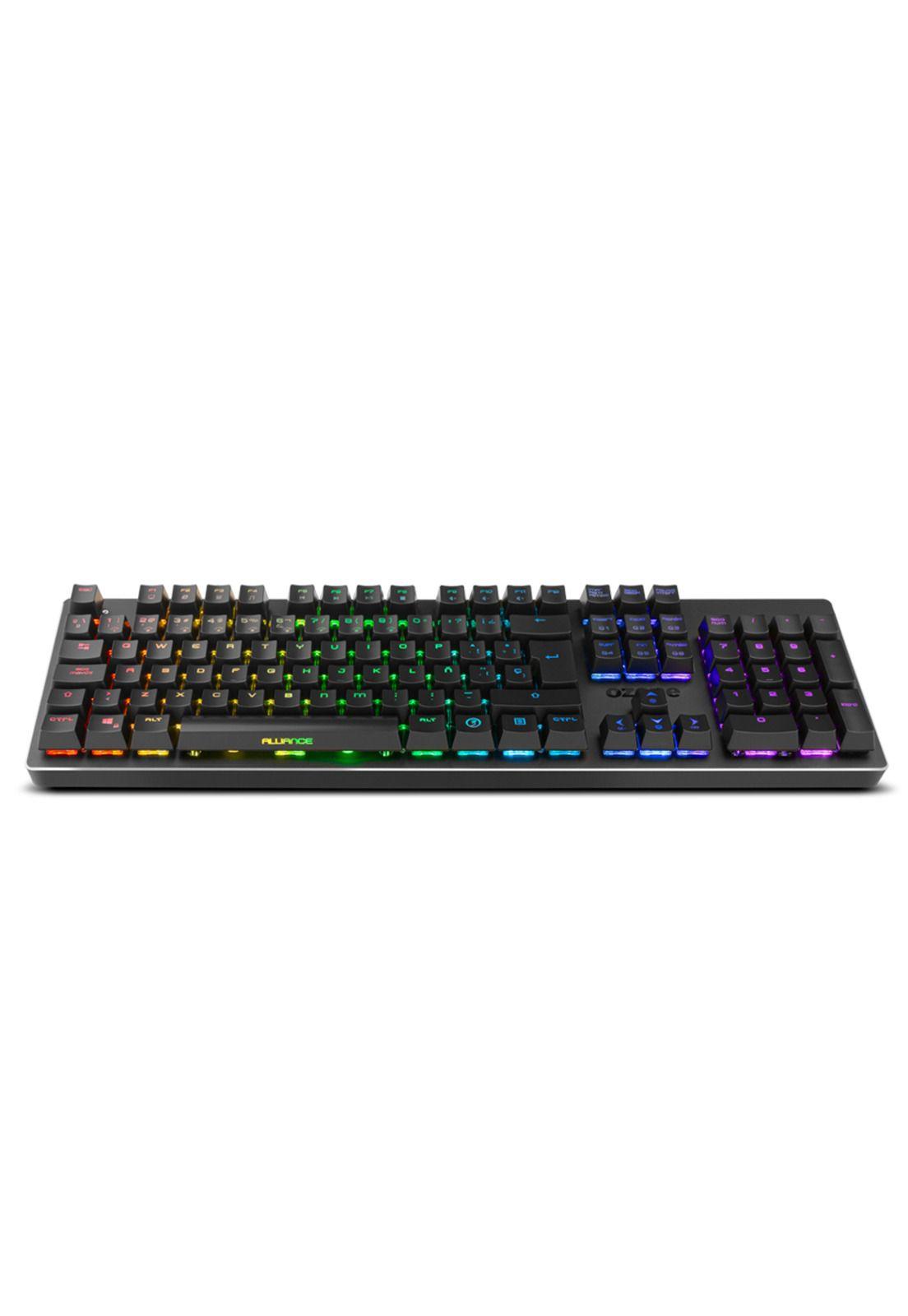 Teclado Gamer Ozone Alliance RGB USB Switches Semimecánicos-3