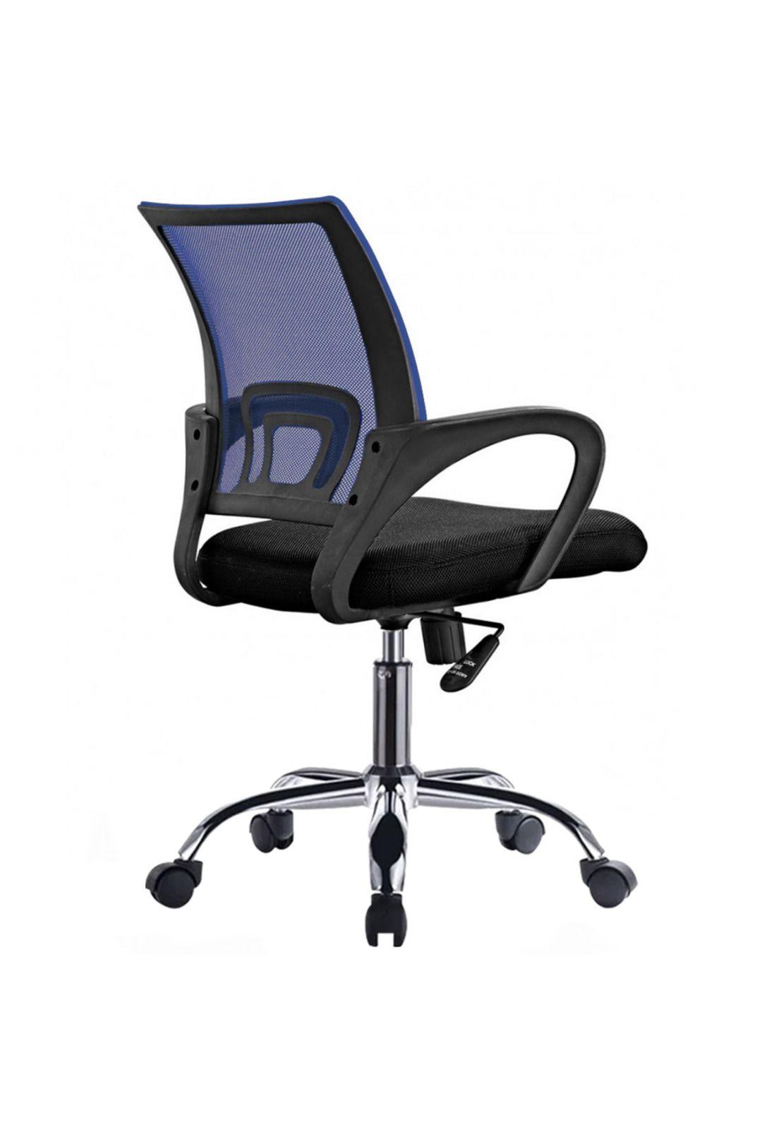 Silla de Escritorio Oficina Empoli Ejecutiva Ergonómica Azul-2