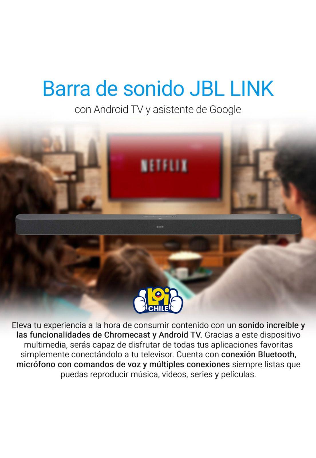 Barra de Sonido JBL Link Bar compatible con Google-1
