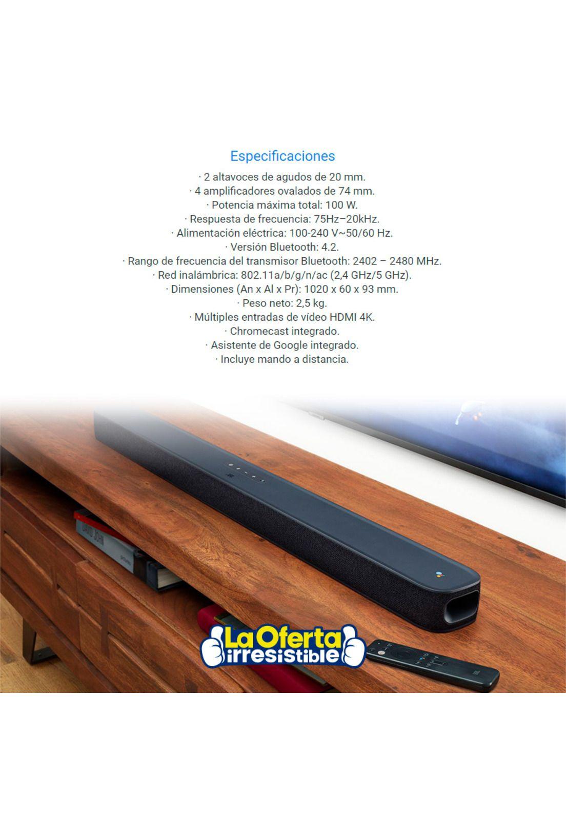 Barra de Sonido JBL Link Bar compatible con Google-4