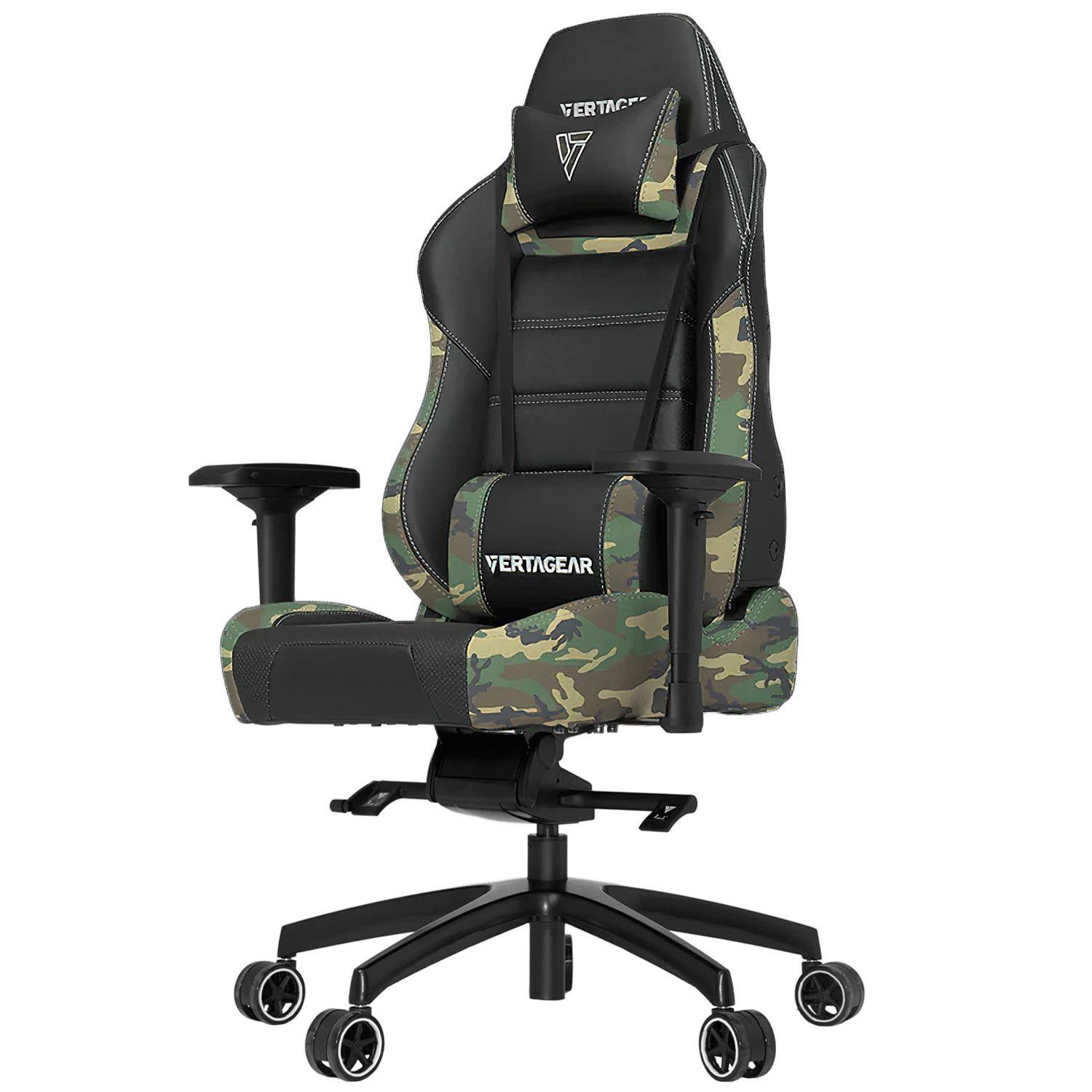 Silla Gamer Vertagear PL6000 Camuflaje Reclinable Ajustable-0