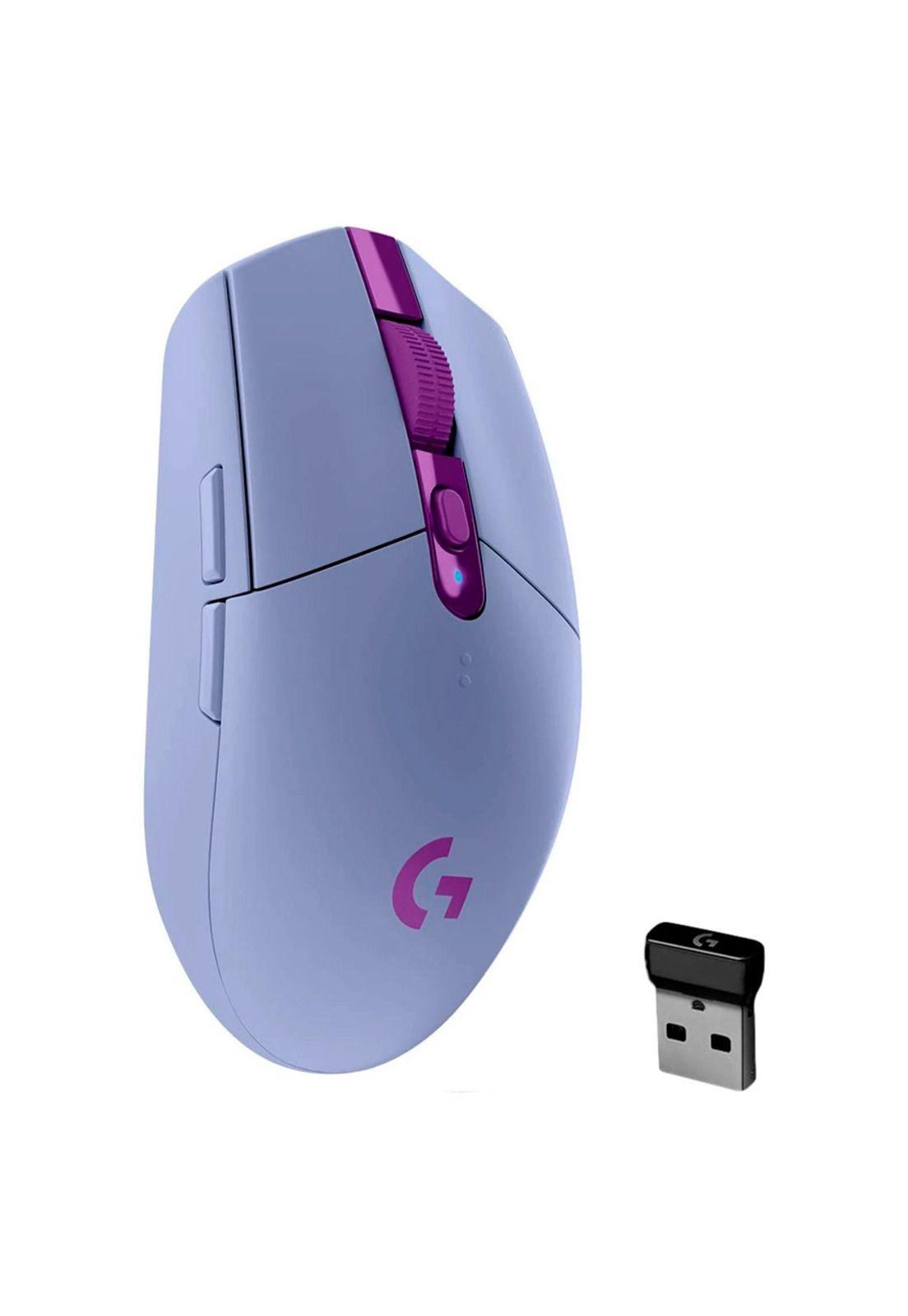 Mouse Gamer Inalámbrico Logitech G305 Lila-1