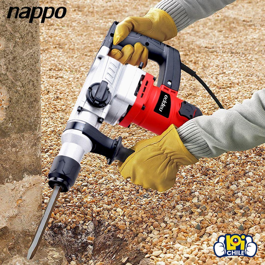Rotomartillo NAPPO 850W 870RPM 50Hz con Maletín y Accesorios-3