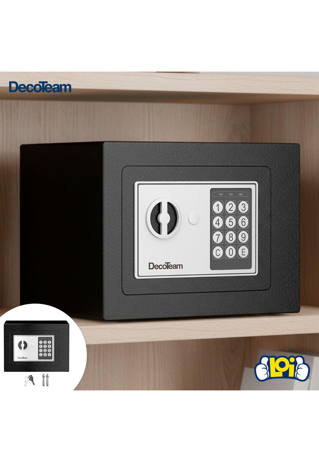 Caja Fuerte Electrónica DecoTeam Digital Teclado Llave-5