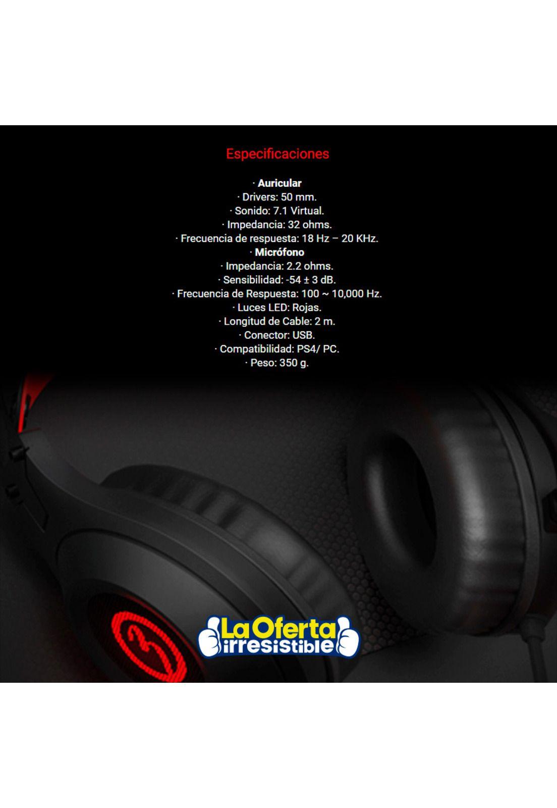 Audifonos Gamer Ozone X60-3