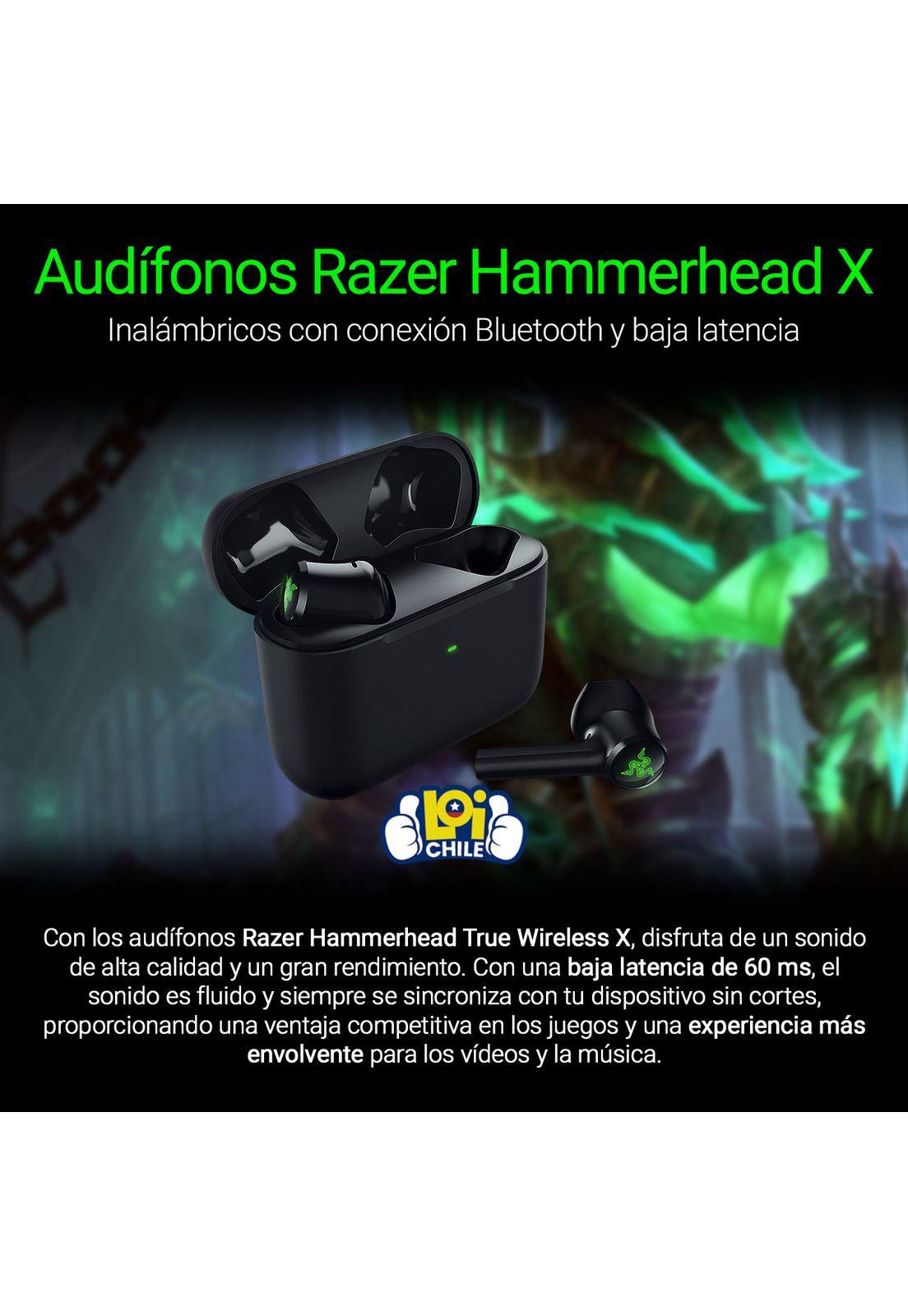 Audífonos Gamer Razer HammerHead True Wireless X-1