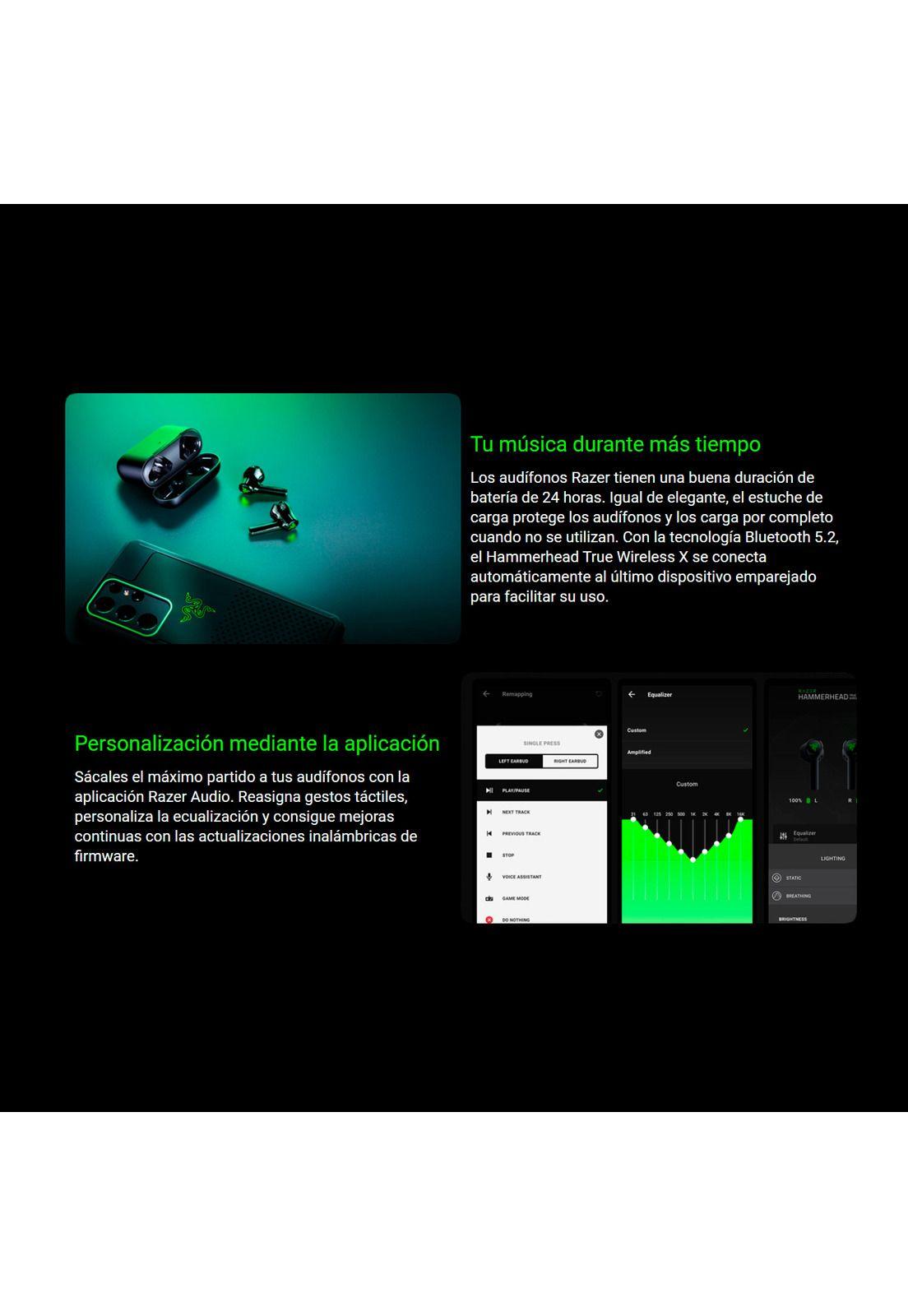 Audífonos Gamer Razer HammerHead True Wireless X-3