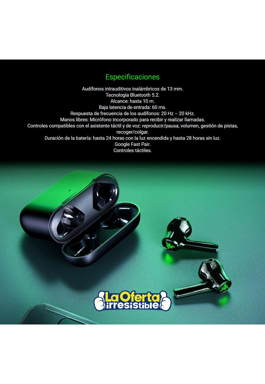 Audífonos Gamer Razer HammerHead True Wireless X-4