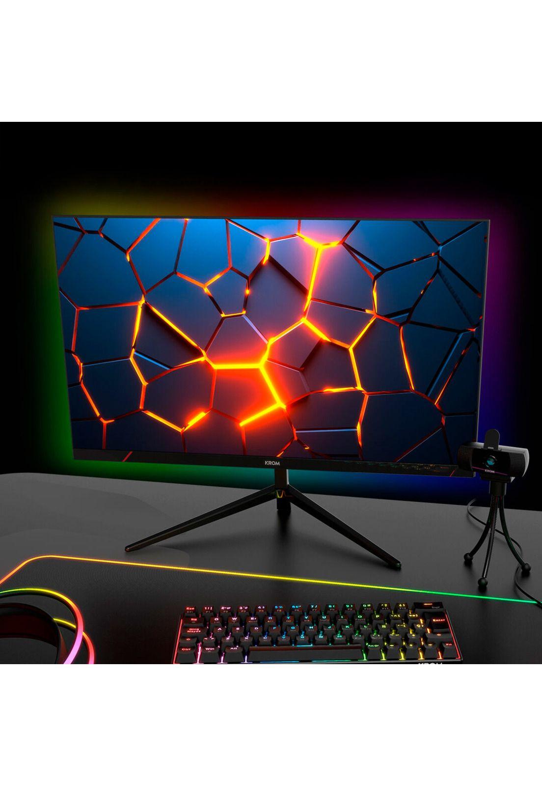 Monitor Gamer Krom Kertz 200hz 1ms Rgb 24 Fhd-7