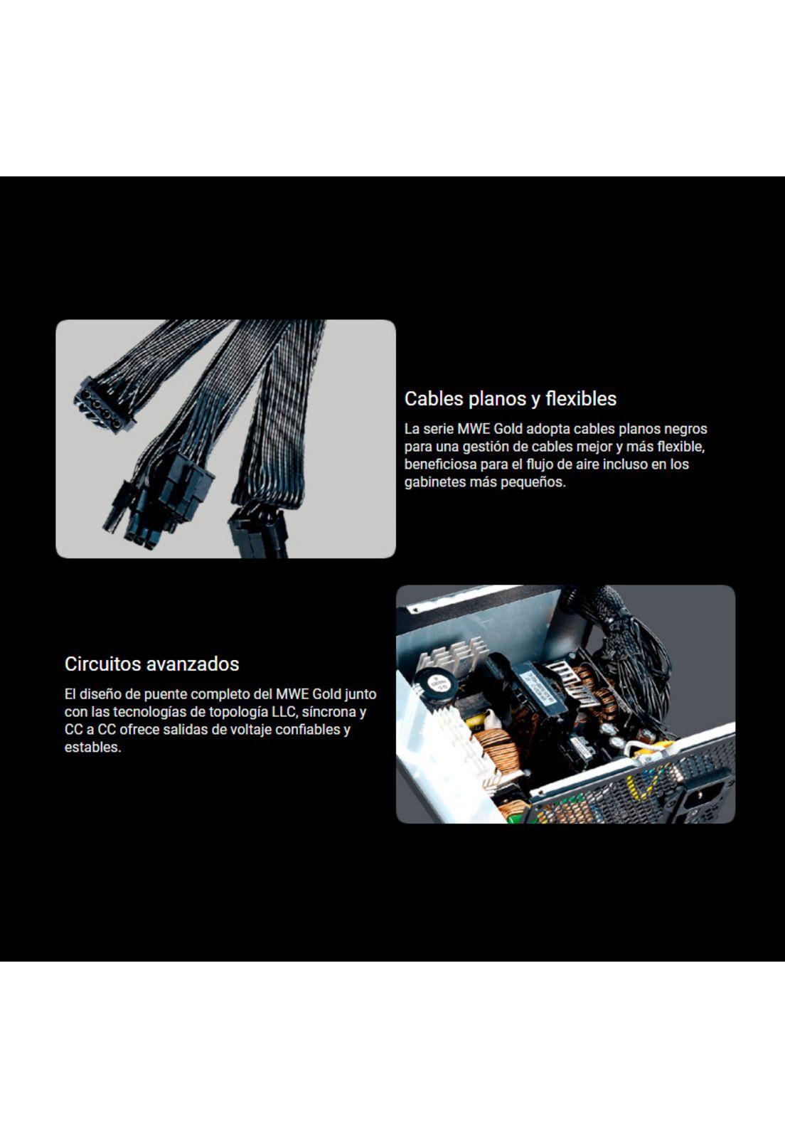 Fuente De Poder Cooler Master MWE 750 Gold V2 De 700W-3