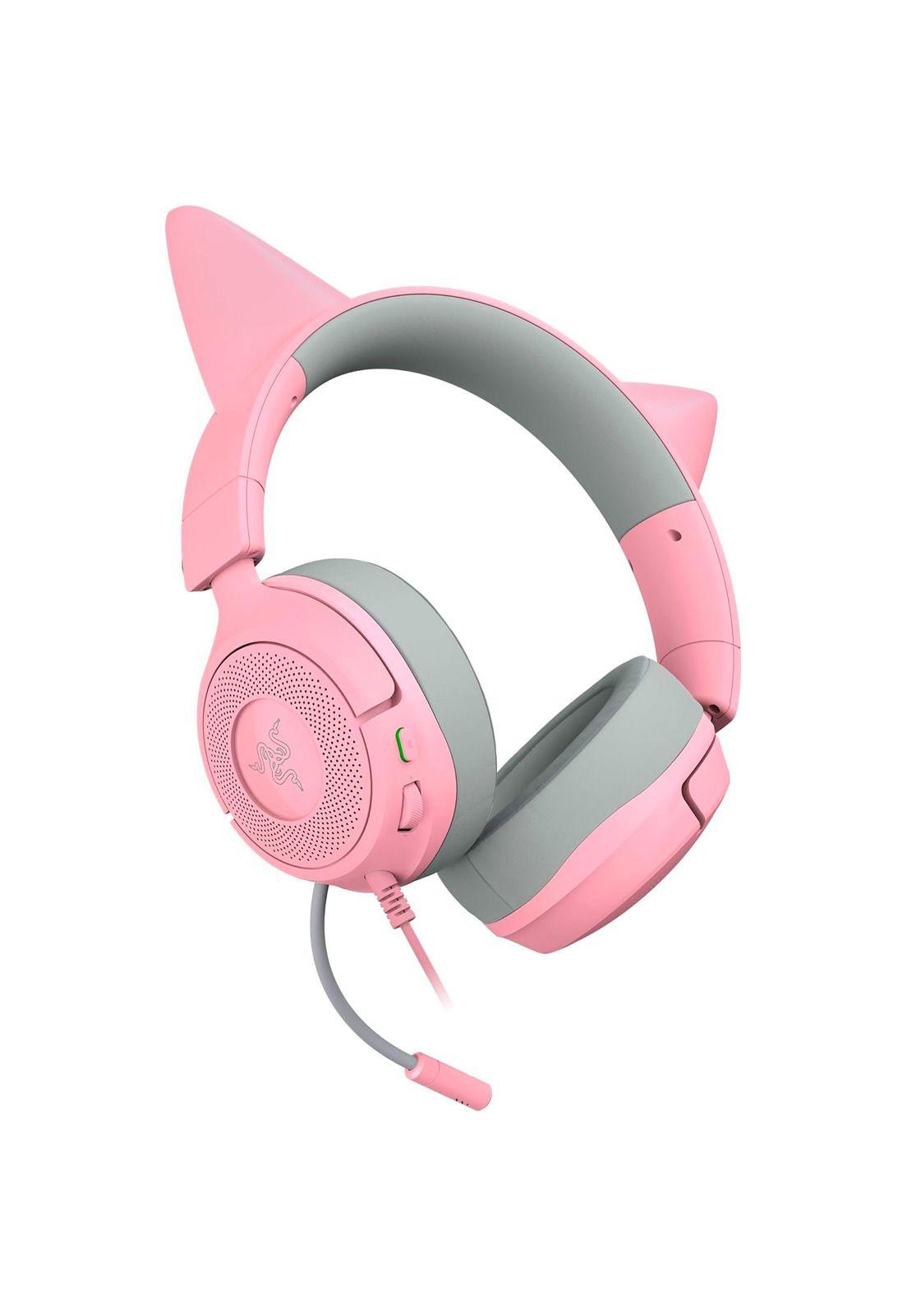 Audífonos Gamer Razer Kraken Kitty V3 X Quartz-2
