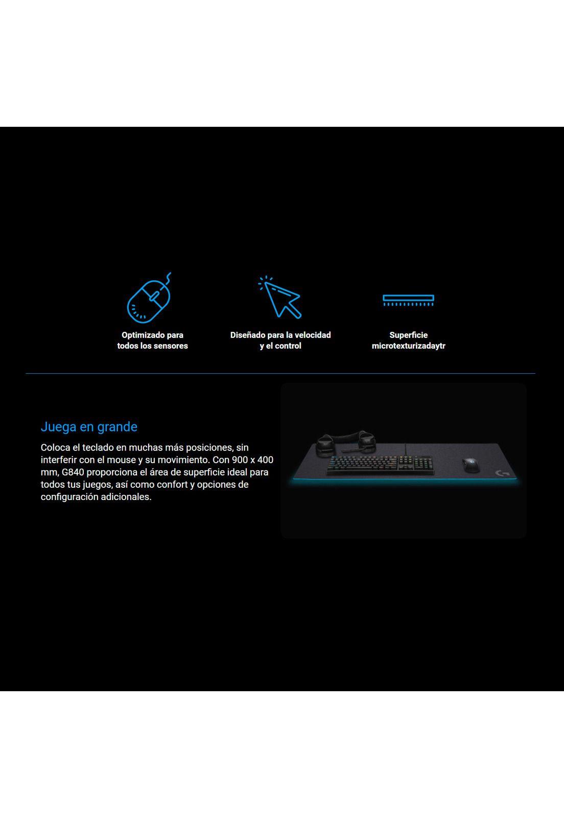Mousepad Gamer Logitech XL G840 K/DA-2