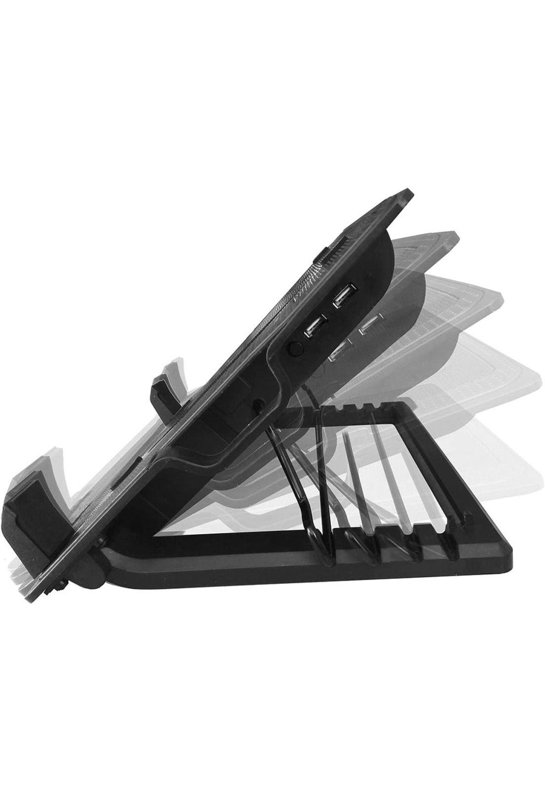 Soporte Cooler Kolke para Notebook 17'' con Ventilador y USB-3