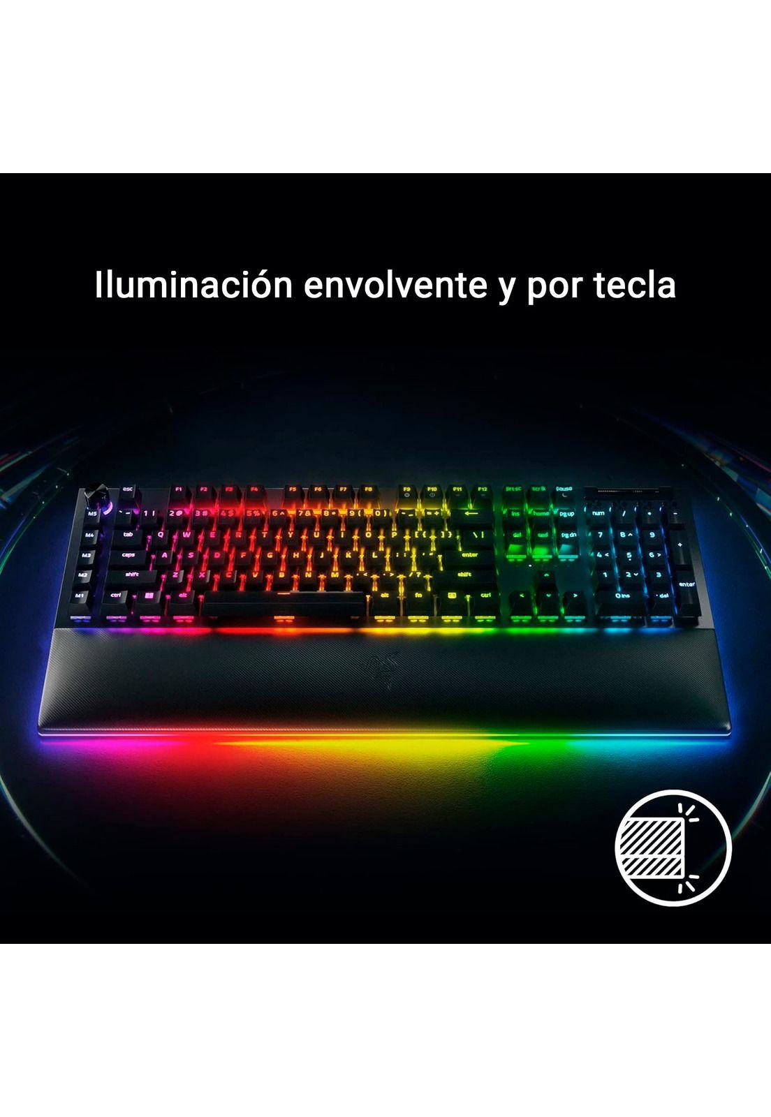 Teclado Gamer Razer Blackwidow V4 Pro Yellow Switch-3