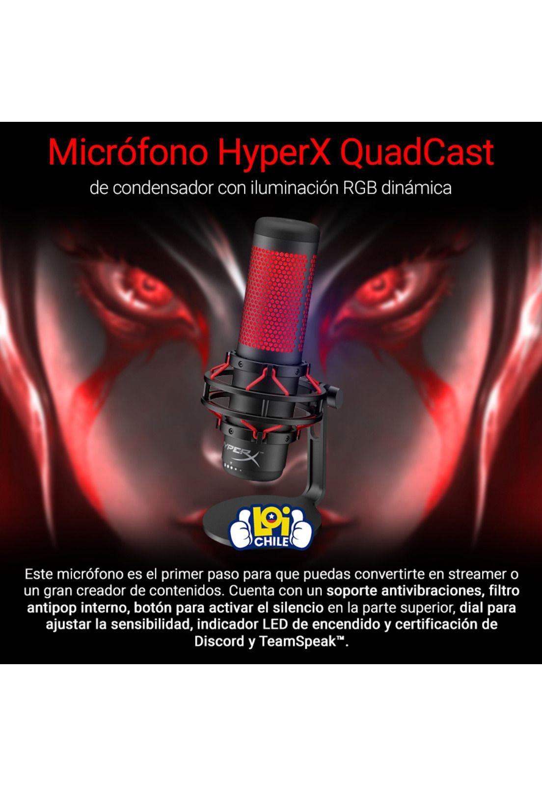 Microfono Profesional Gamer HyperX Quadcast-1
