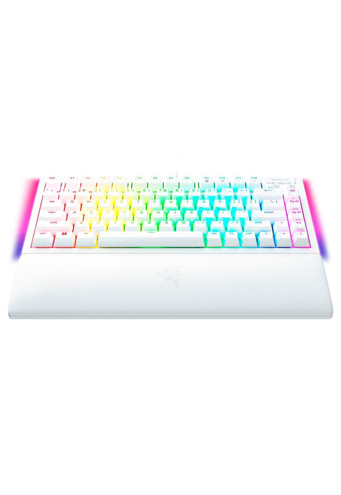 Teclado Gamer Razer Blackwidow V4 75% Switch Orange Mercury-2