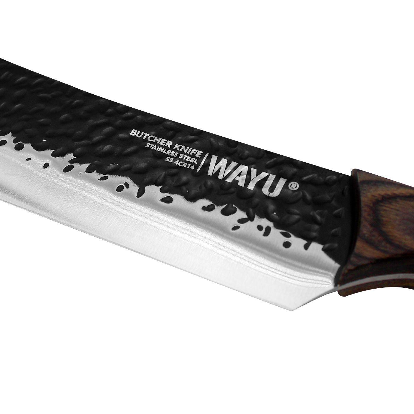Cuchillo Hammer Wayu Butcher 10 Agarre Ergonómico Acero Inox-2