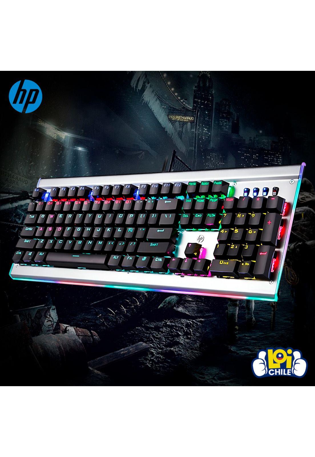 Teclado Gamer Mecánico HP GK520 Antighosting Switch Blue-5