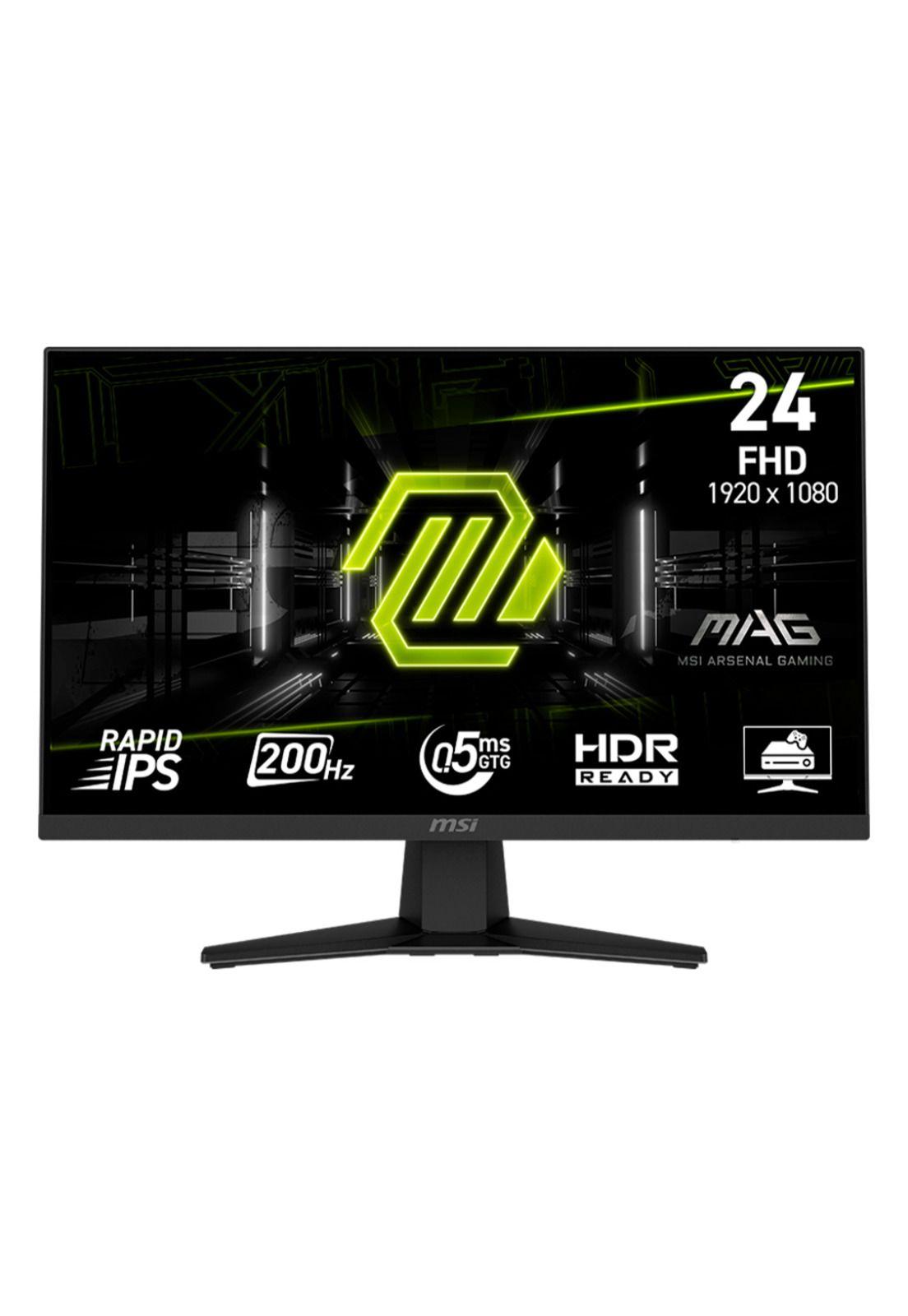 Monito Gamer MSI 24" Fast IPS 200Hz 0,5Ms MAG 244F FHD DP-0