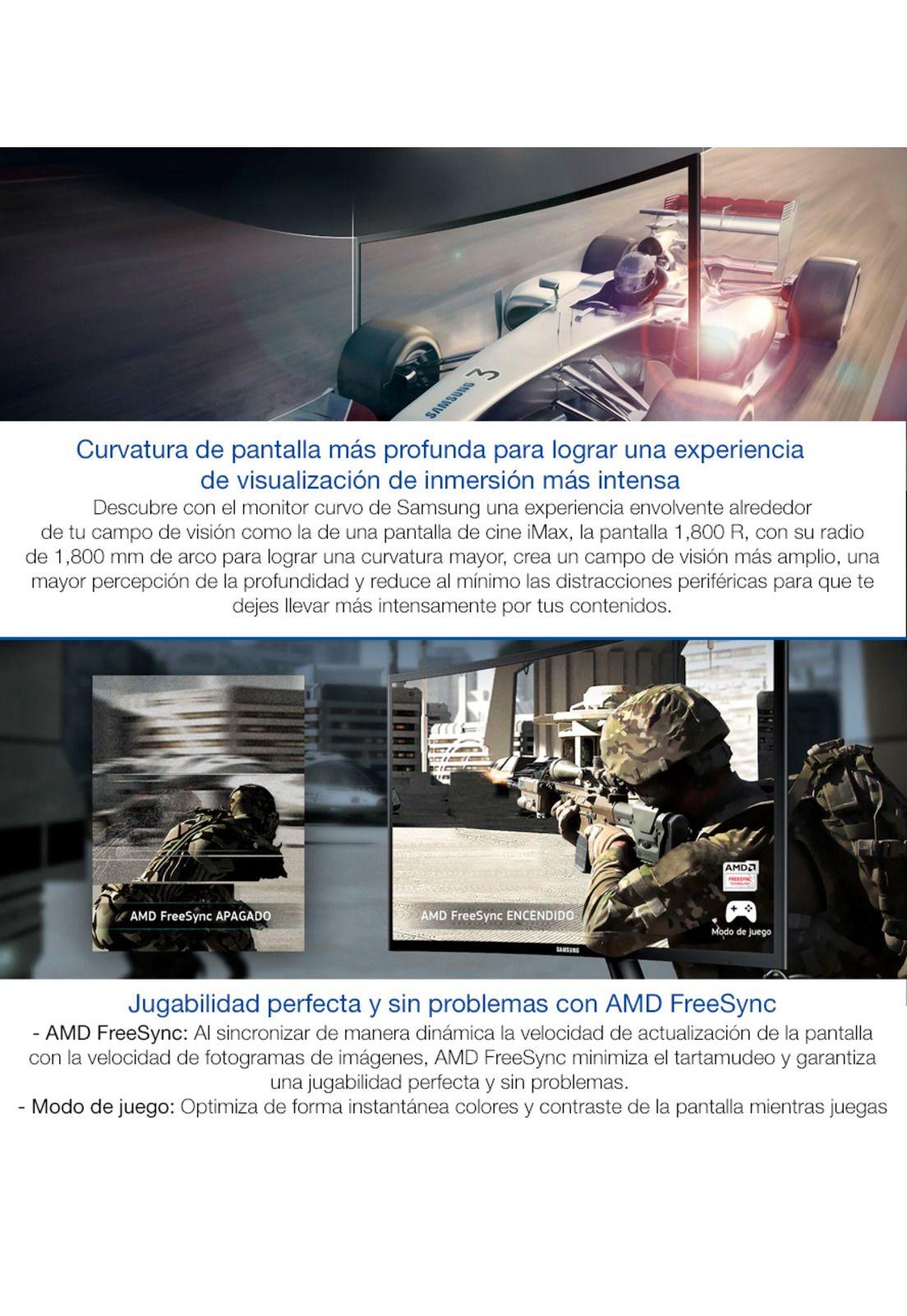 Monitor Samsung 27' Curvo Full Hd HDMI-2