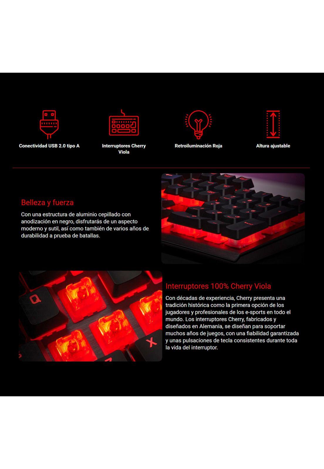 Teclado Gamer Corsair K60 Pro Red Led-2