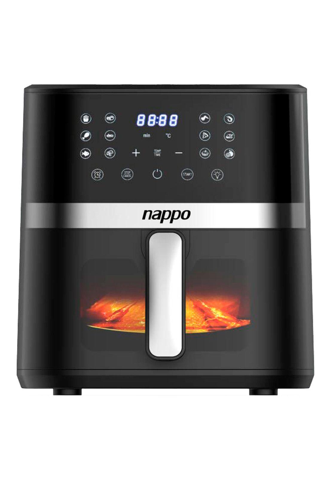 Freidora de Aire Nappo Digital 1600W 7L Panel Táctil Visor-2