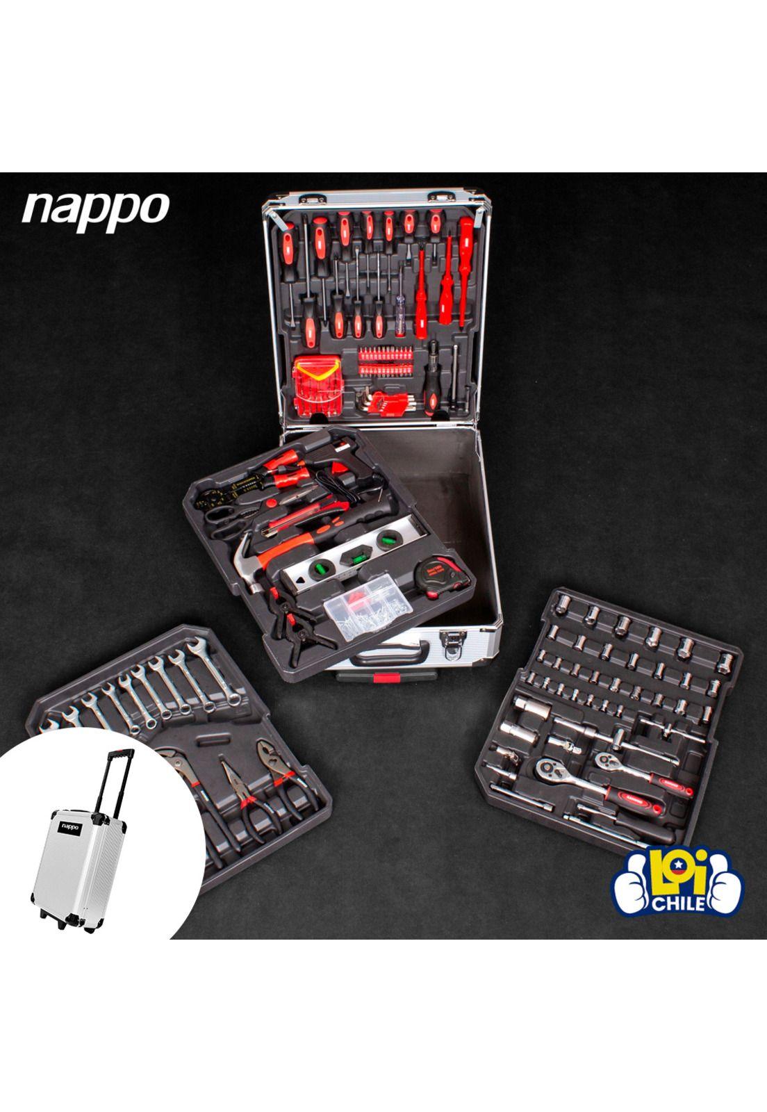 Kit de Herramientas Nappo 499 piezas con Maletín de Aluminio-3
