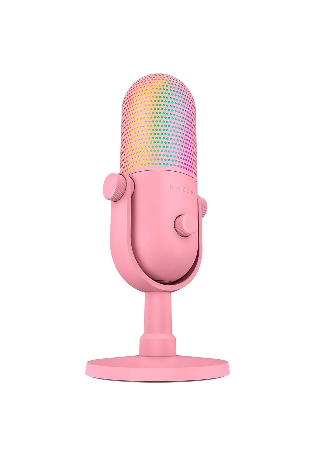 Micrófono Gamer Razer Seiren V3 Chroma Quartz-2