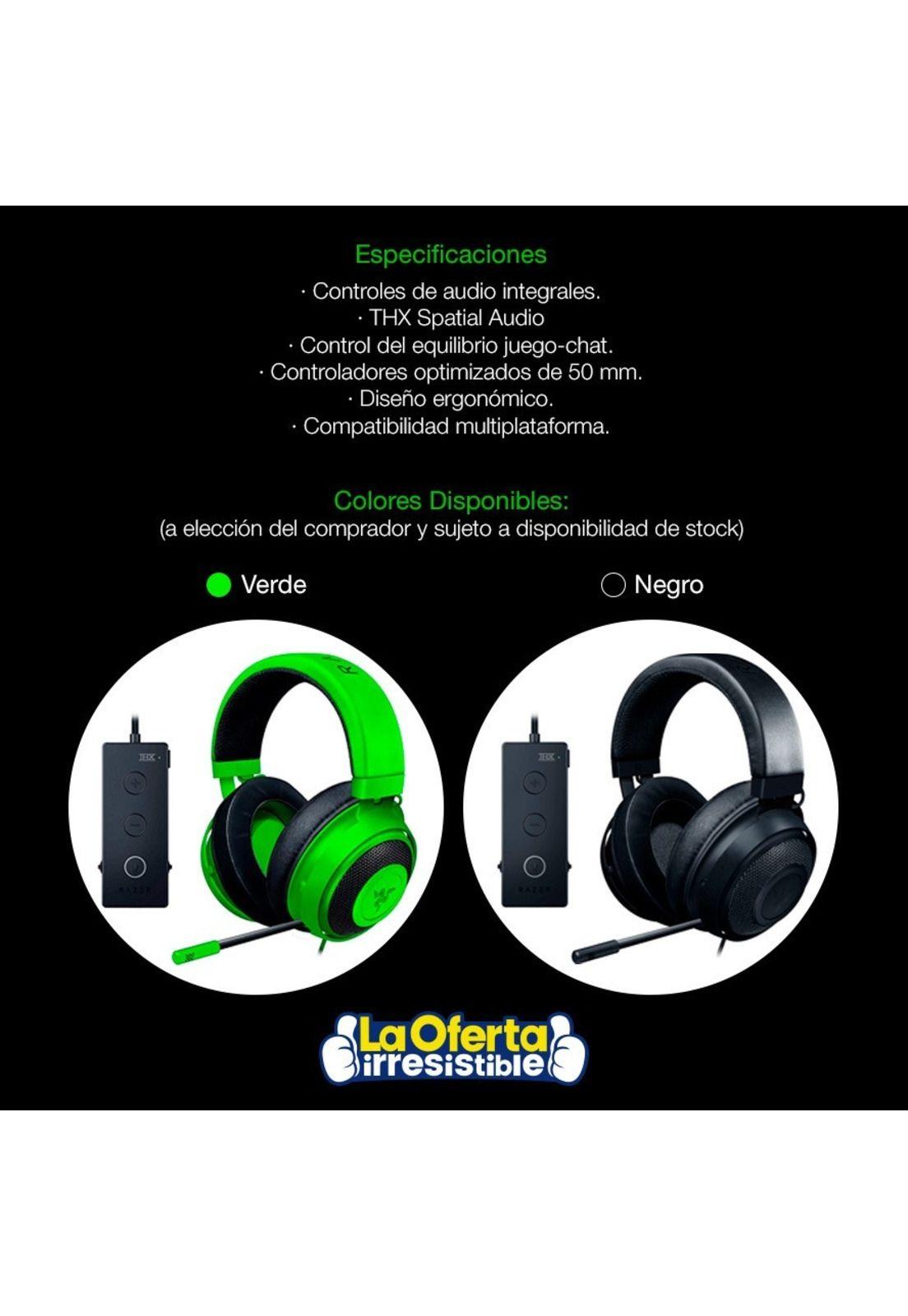 Audifonos Razer Kraken Tournament Edition Te Gamer-4