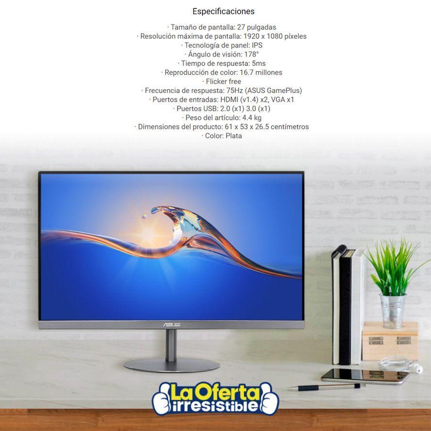 Monitor ASUS Designo 27' Ultraslim FullHd IPS MZ279HL-4