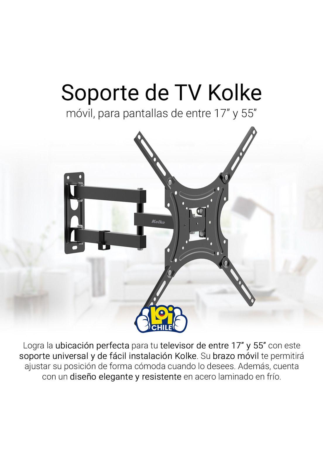 Soporte Movil para TV de 17" hasta 55" con rotación 180-1