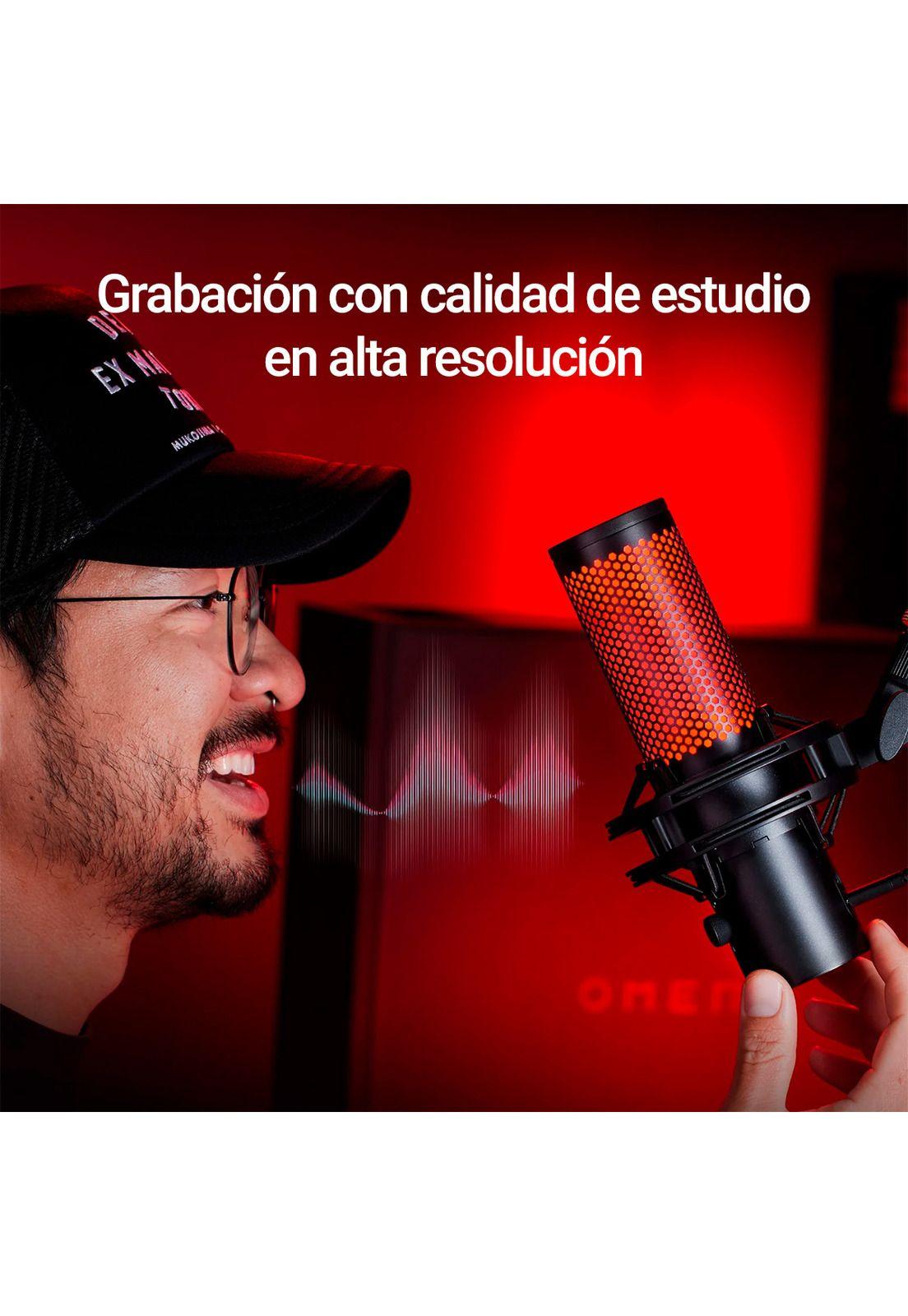 Micrófono Profesional Gamer Hyperx Quadcast 2 Negro-6