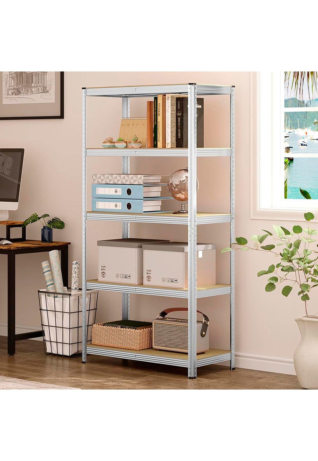 Estante Rack Metálico DecoTeam 5 Estantes 180 x 90 x 40-7