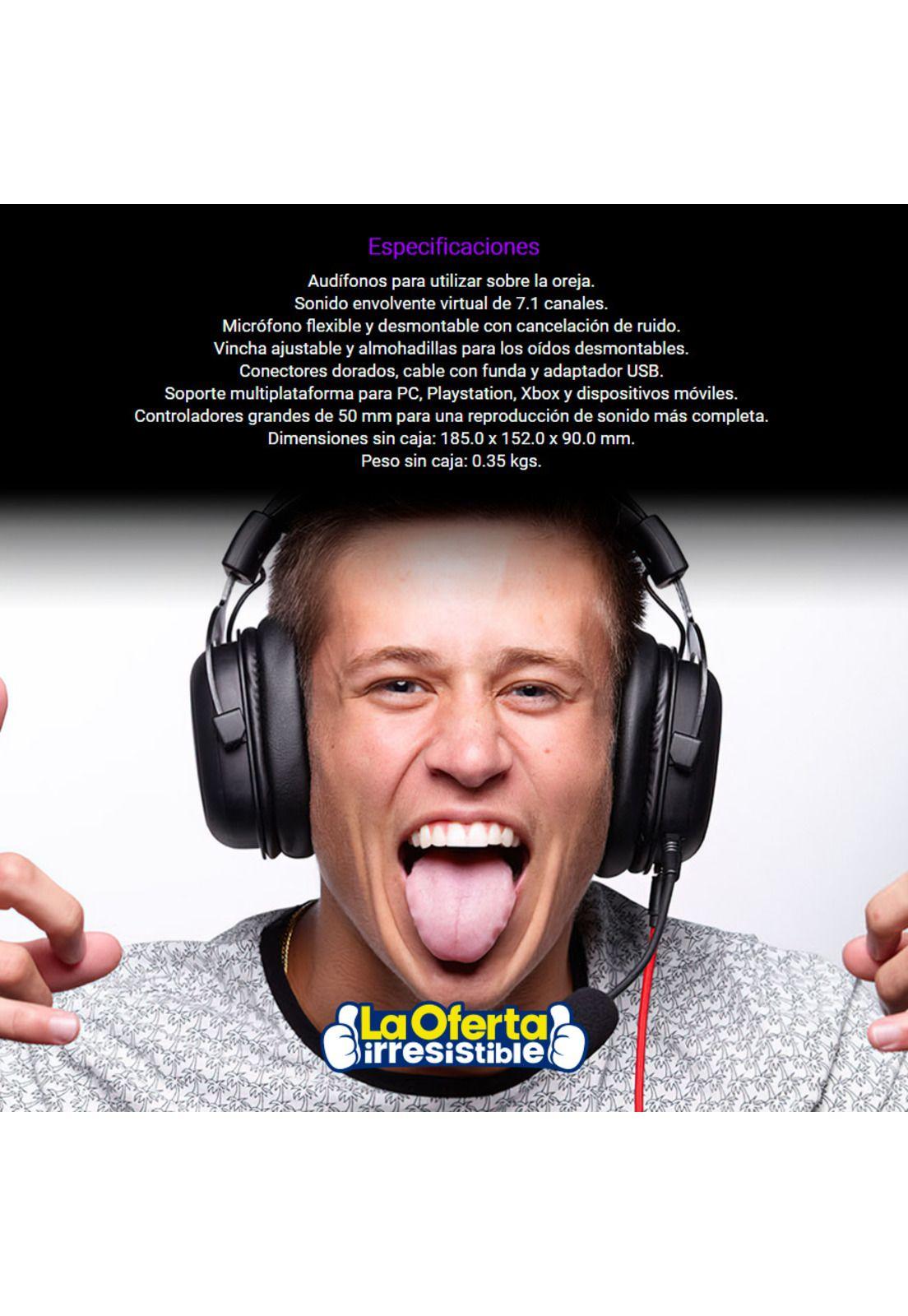 Audifonos Gamer Riotoro Aviator Classic 7.1-4