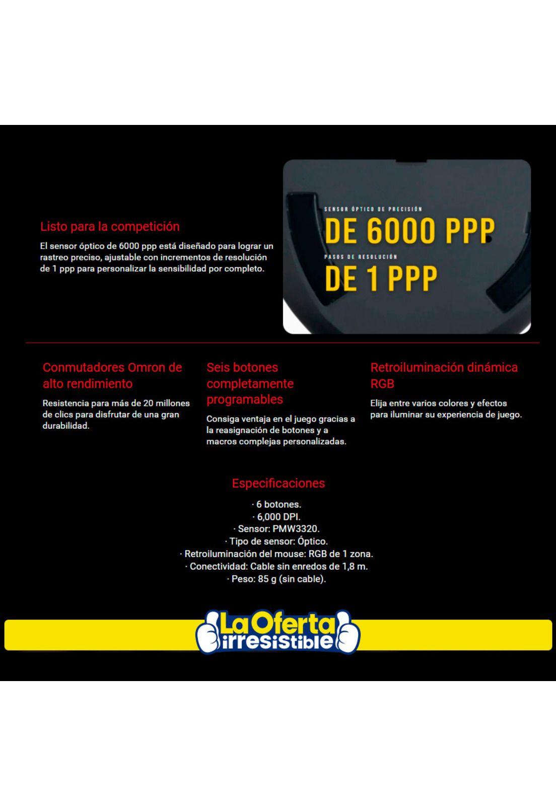 Mouse Gamer Corsair Harpoon RGB 6.000 DPI-3