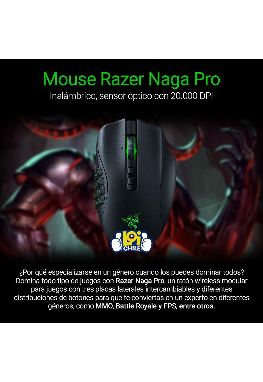 Mouse Gamer Inalambrico Razer Naga Pro 20000Dpi-1