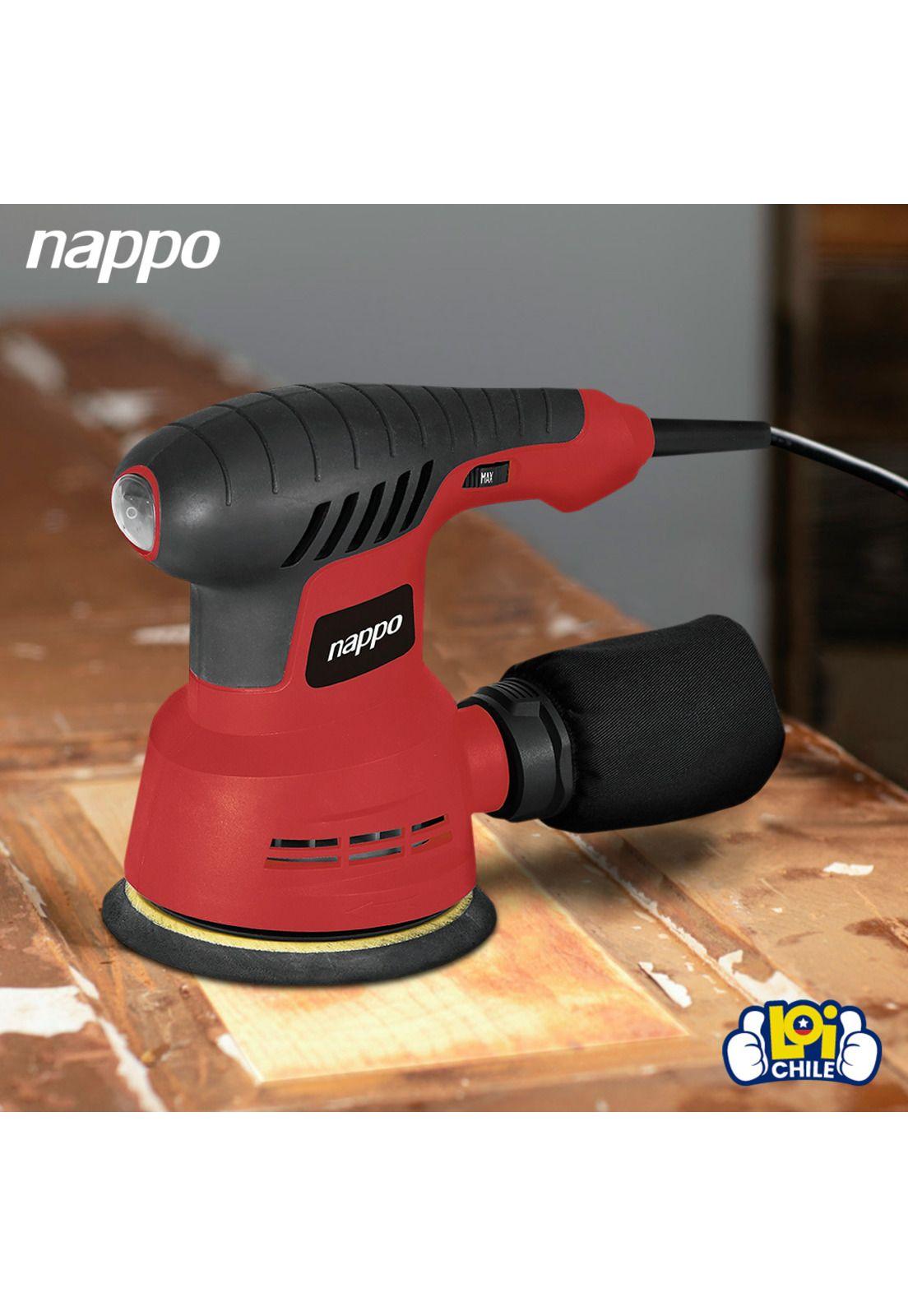 Lijadora Roto Orbital Nappo 300w con Recolector de Polvo-3