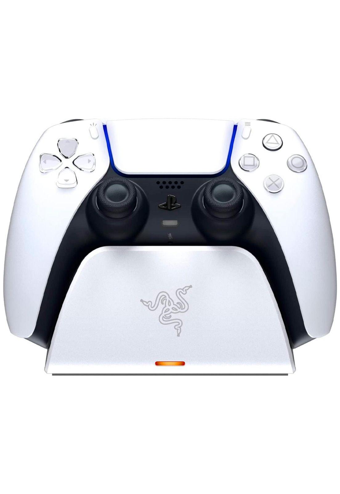 Base De Carga Rápida Razer Para Control Ps5 Blanco-4