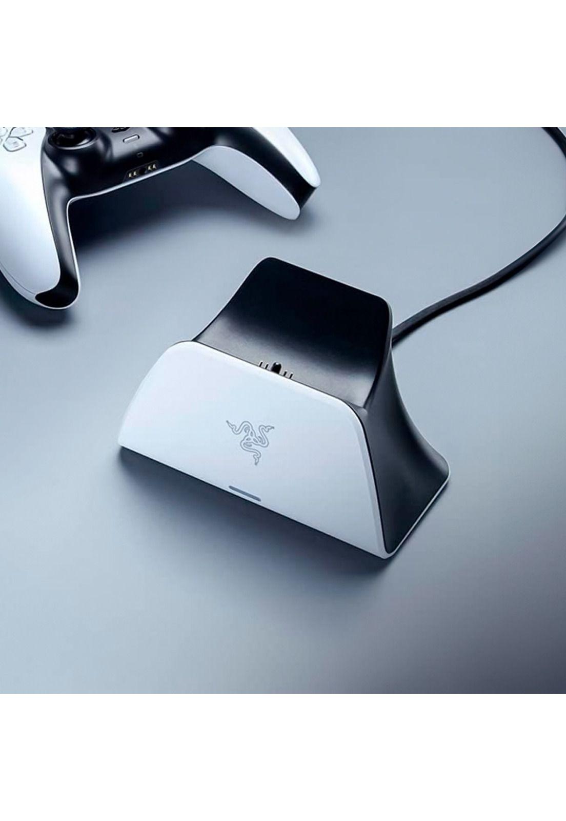 Base De Carga Rápida Razer Para Control Ps5 Blanco-5