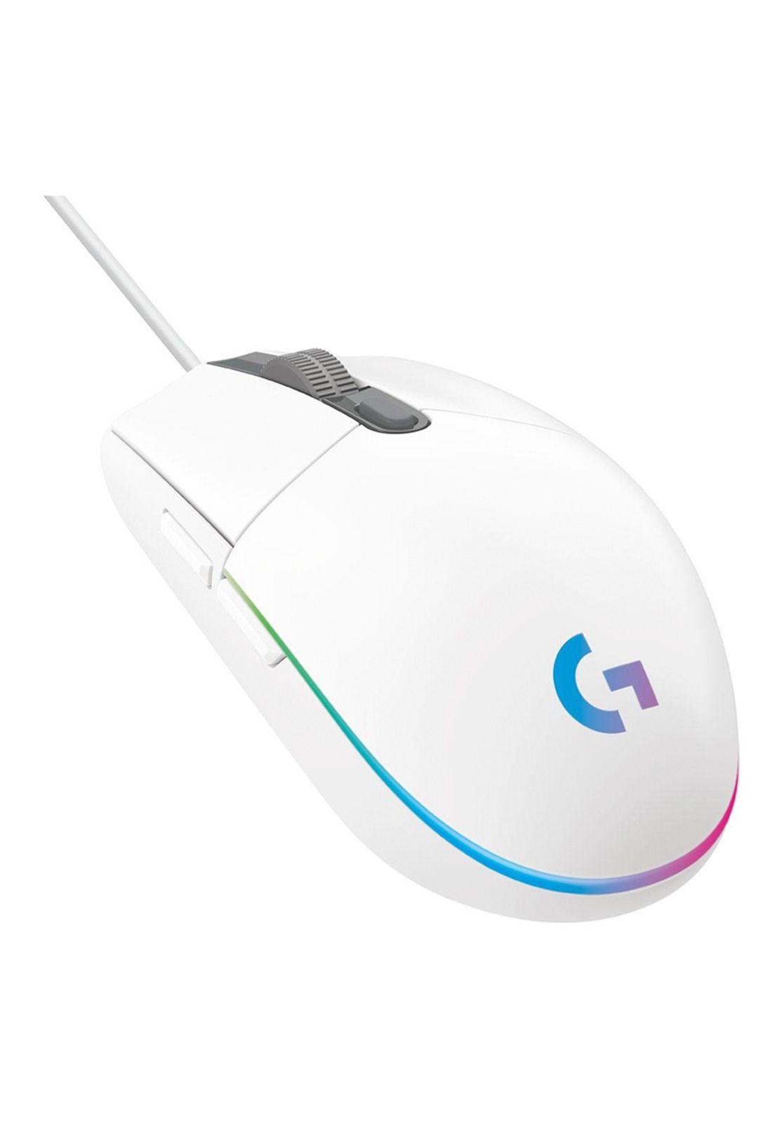 Mouse Gamer Logitech G203 Lightsync Blanco-0