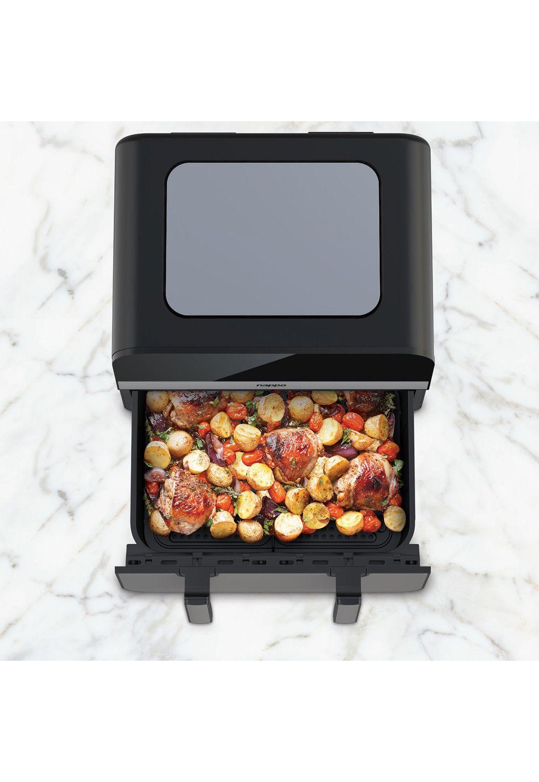 Freidora De Aire Digital Doble NutriFryer 11 litros 2400W-2