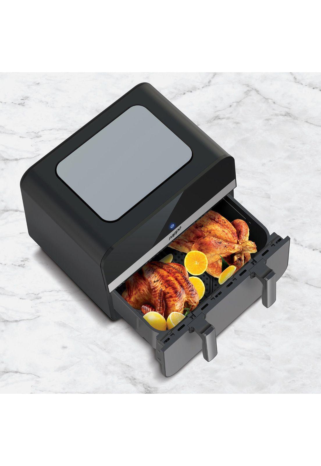 Freidora De Aire Digital Doble NutriFryer 11 litros 2400W-4