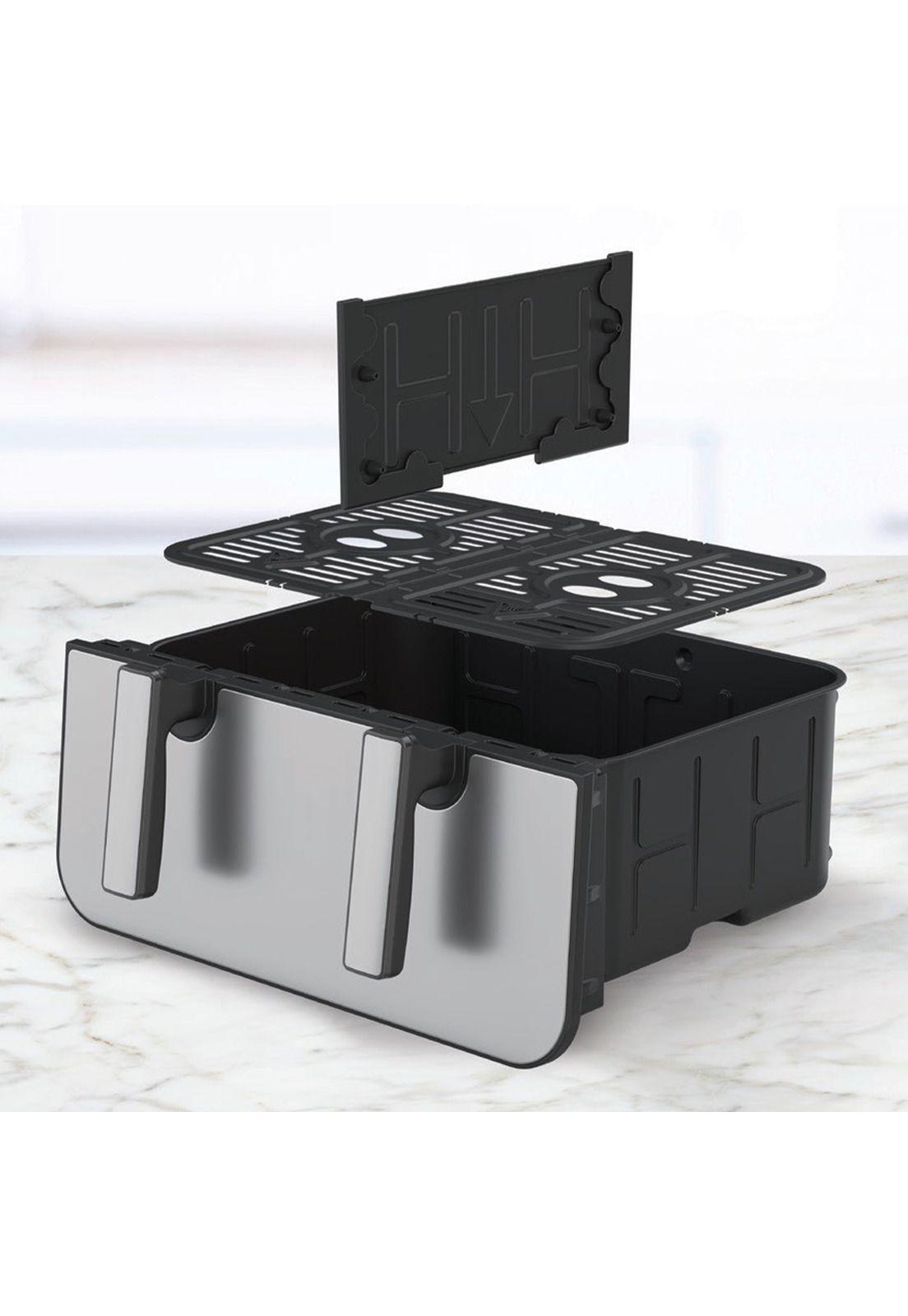 Freidora De Aire Digital Doble NutriFryer 11 litros 2400W-5