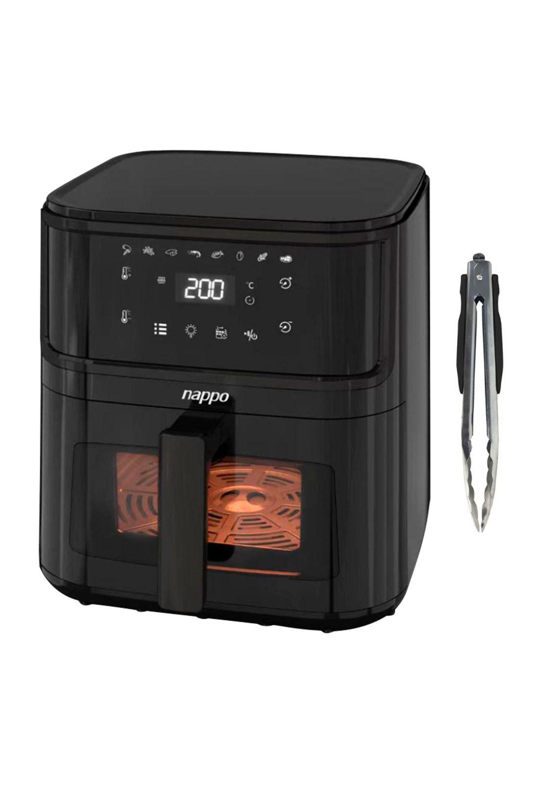 Freidora de Aire Nappo Digital 8 Litros 1500W Luz Interior-0