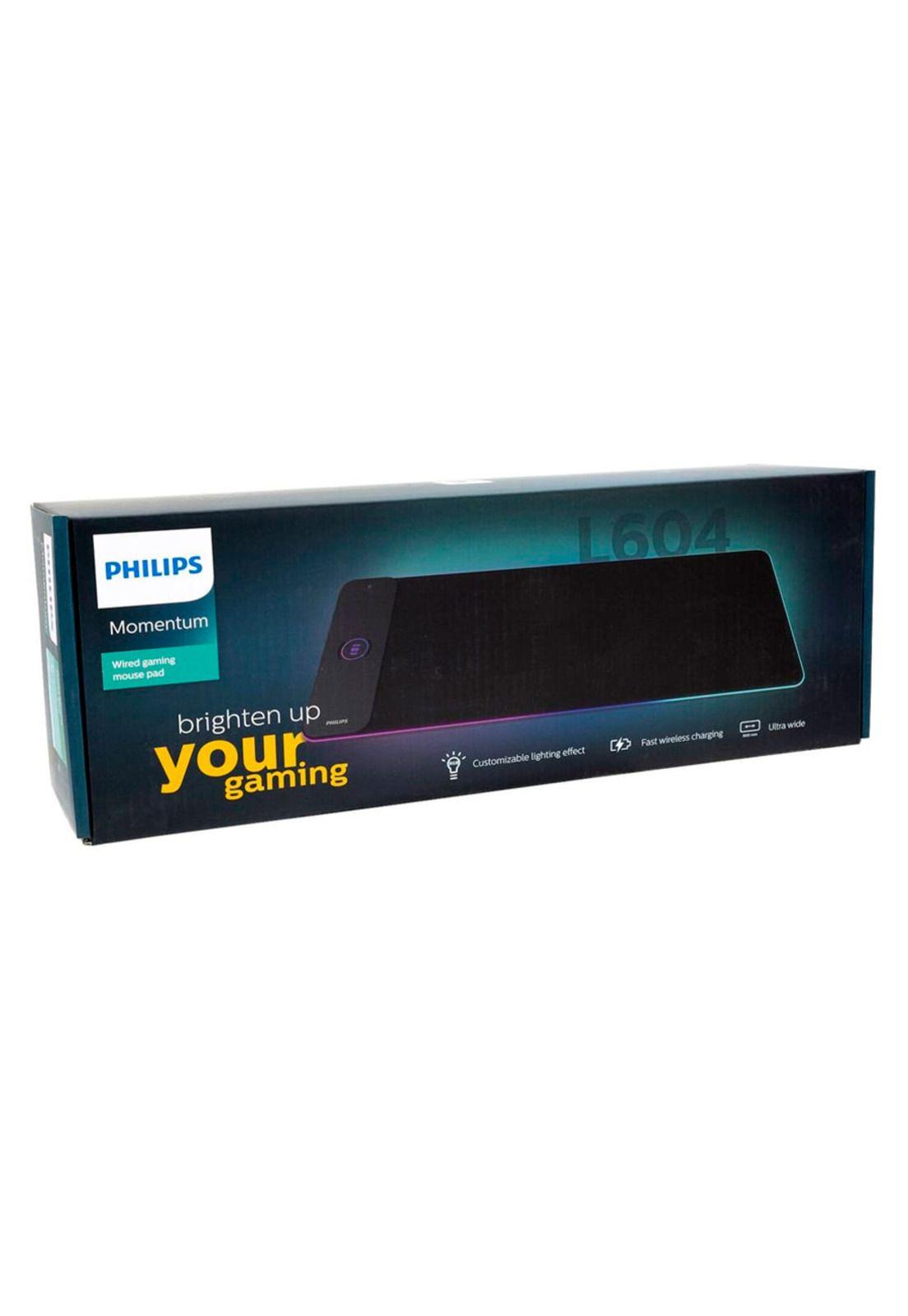 Mousepad Gamer Philips XL Con Carga Inalambrica SPL7604-5