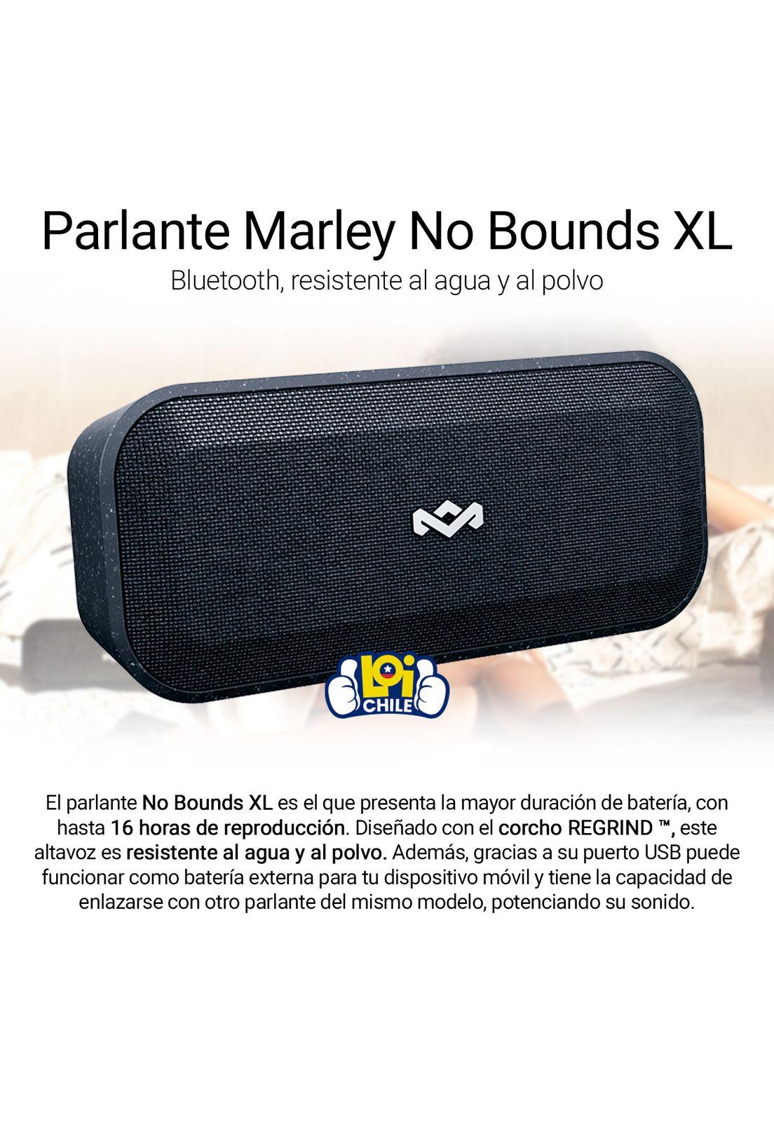 Parlante House of Marley No bounds XL Bluetooth 16hs IP6-1