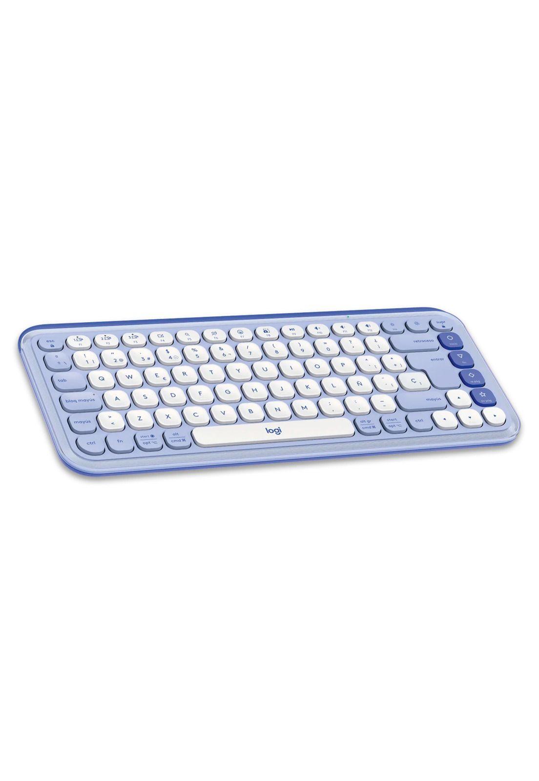 Kit Teclado y Mouse Inalámbricos Logitech Pop Icon Lila-5