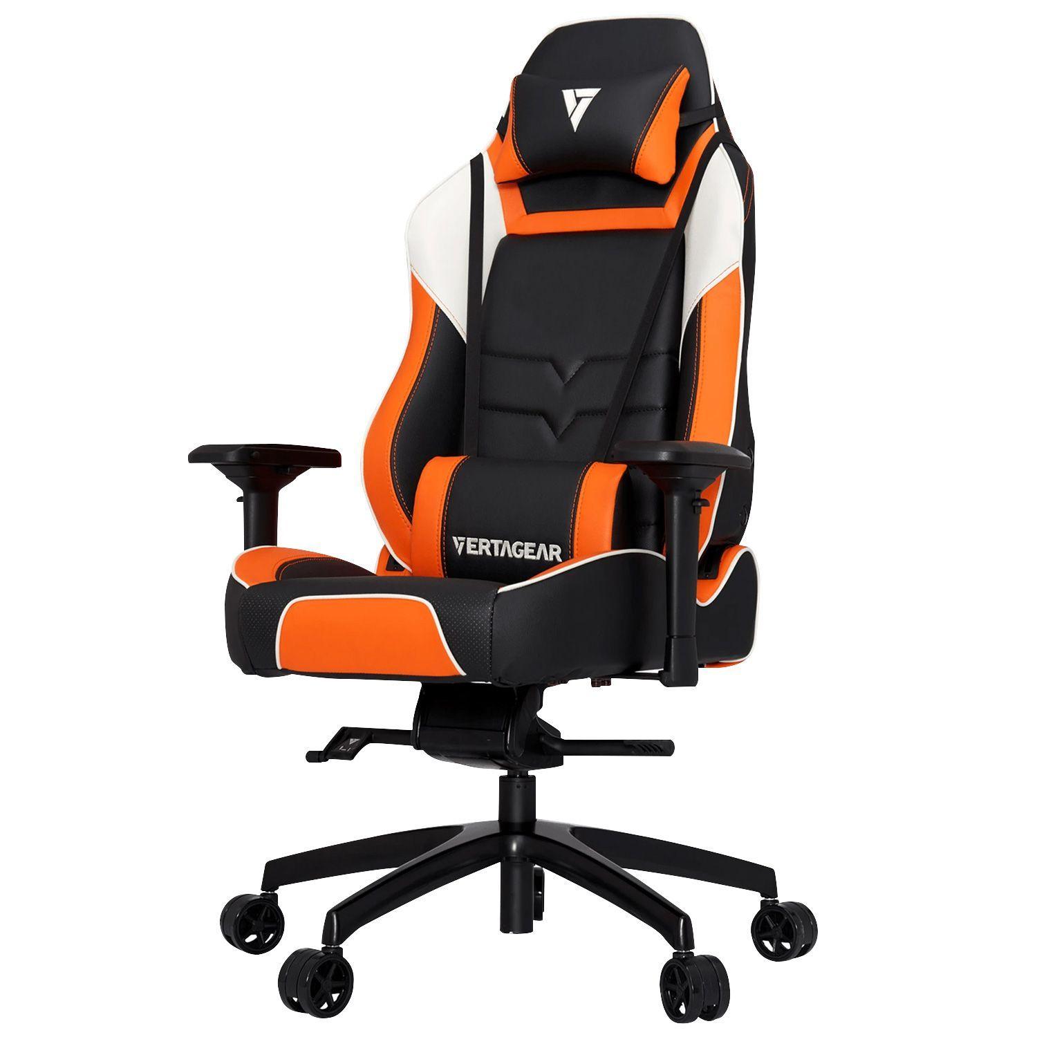 Silla Gamer Vertagear PL6000 Naranja Reclinable y Ajustable-0