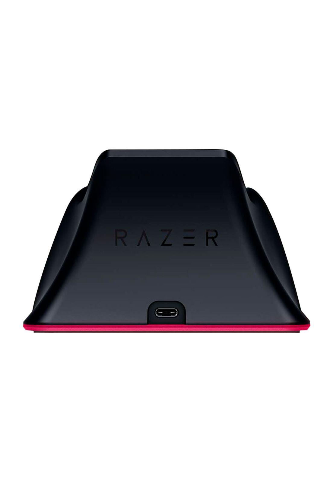 Base De Carga Rápida Razer Para Control Ps5 Rojo-3